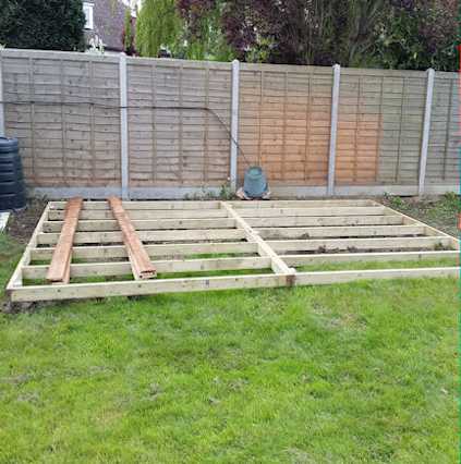 stump post & frame when concrete wont work